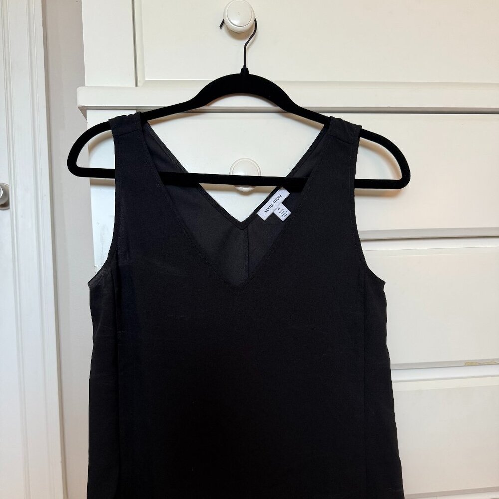 Nordstrom True Black Size XS Sleeveless Top
